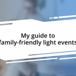 My guide to family-friendly light events